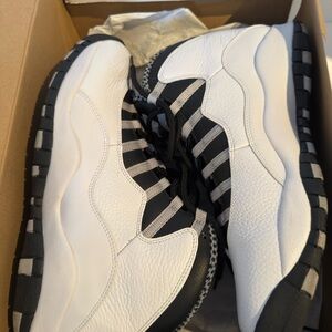 Jordan White and Black Sneakers